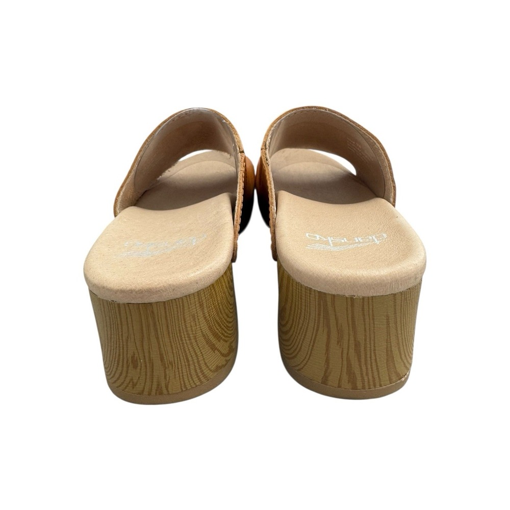 DANSKO Giana Block Heel Sandals Mules Women's 38 No Box - Picture 5 of 6
